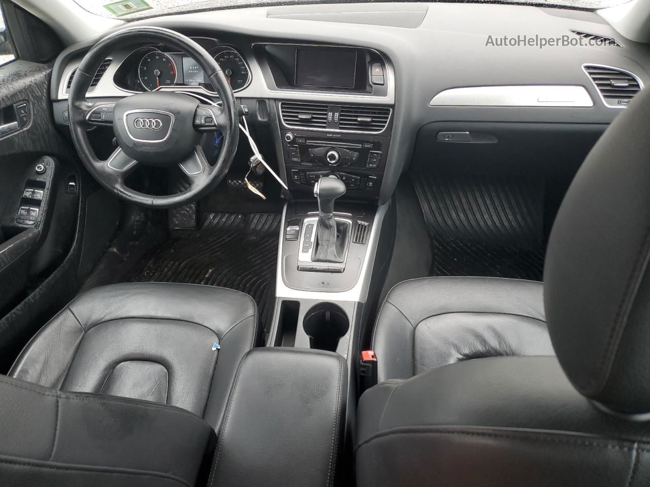 2013 Audi A4 Premium Черный vin: WAUBFAFL0DN006126