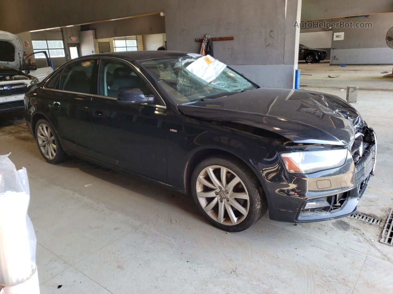 2014 Audi A4 Premium Black vin: WAUBFAFL0EN014597