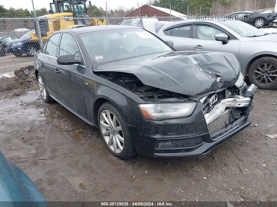 2014 Audi A4 2.0t Premium Black vin: WAUBFAFL0EN021811