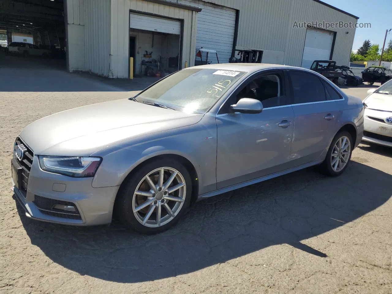 2016 Audi A4 Premium S-line Silver vin: WAUBFAFL0GN017356