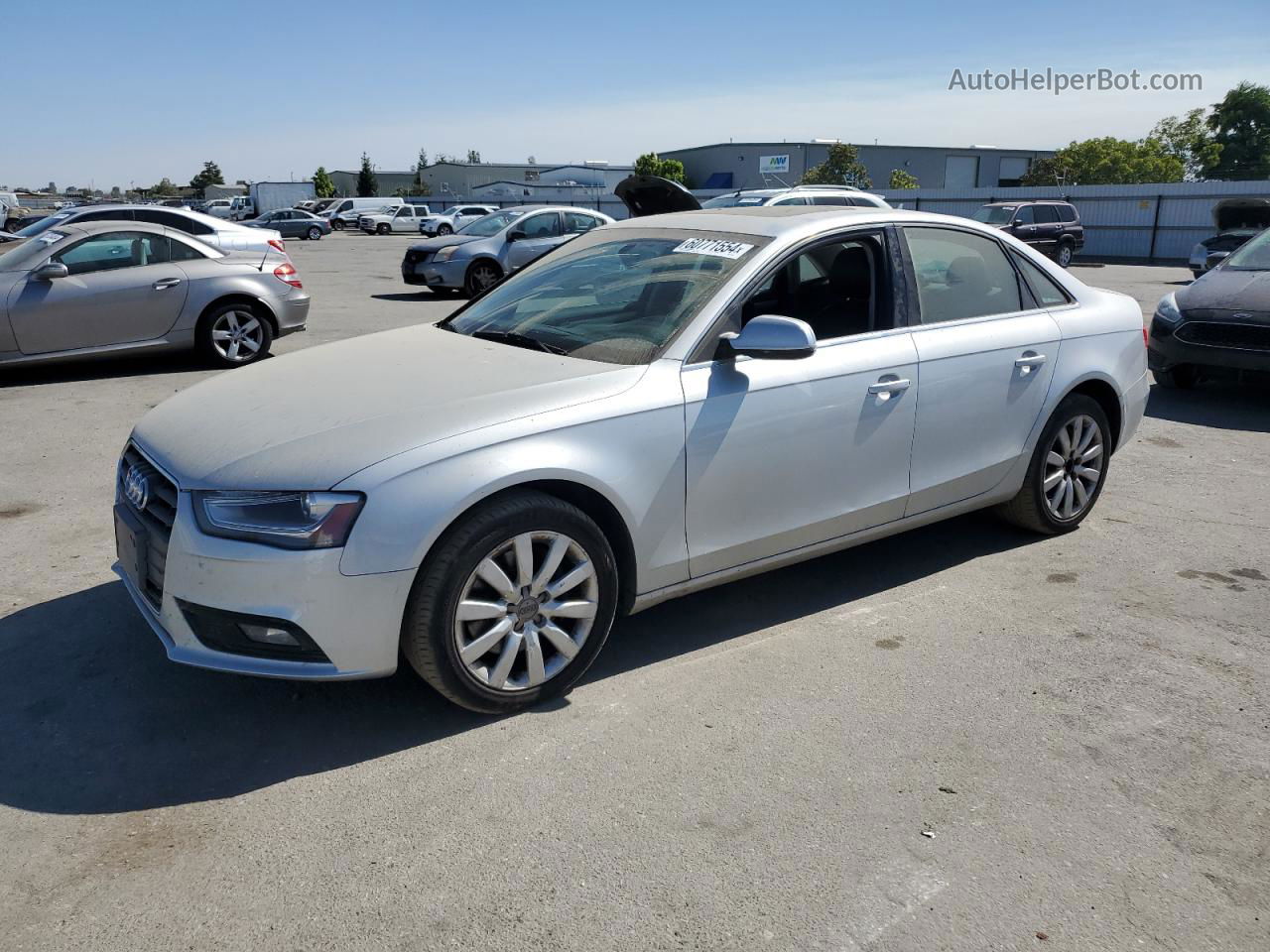 2013 Audi A4 Premium Gray vin: WAUBFAFL1DA161338