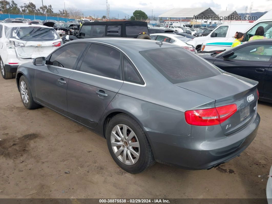 2013 Audi A4 2.0t Premium Gray vin: WAUBFAFL1DN018950