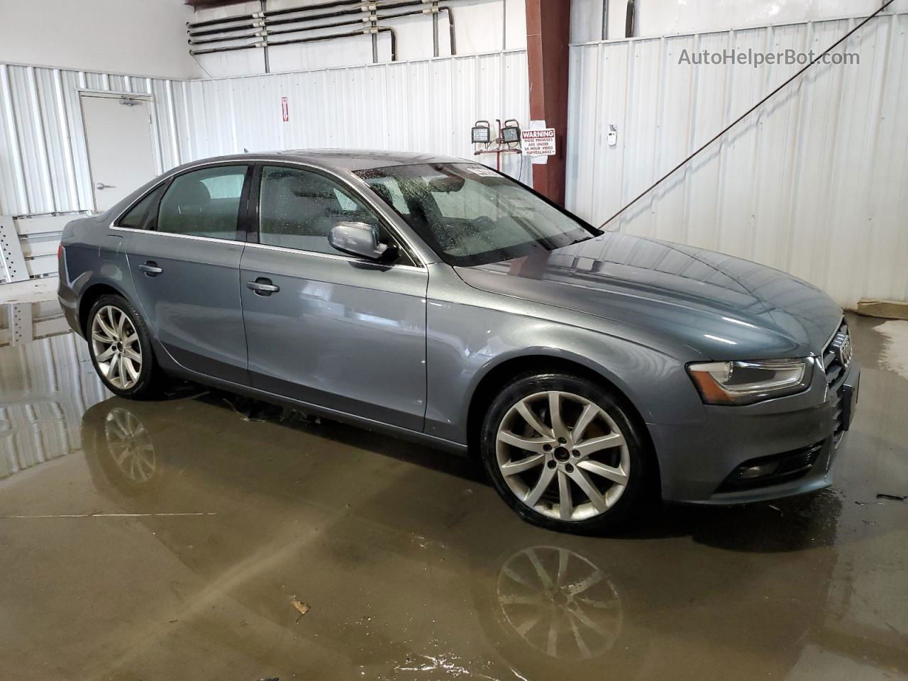 2013 Audi A4 Premium Серый vin: WAUBFAFL1DN034016