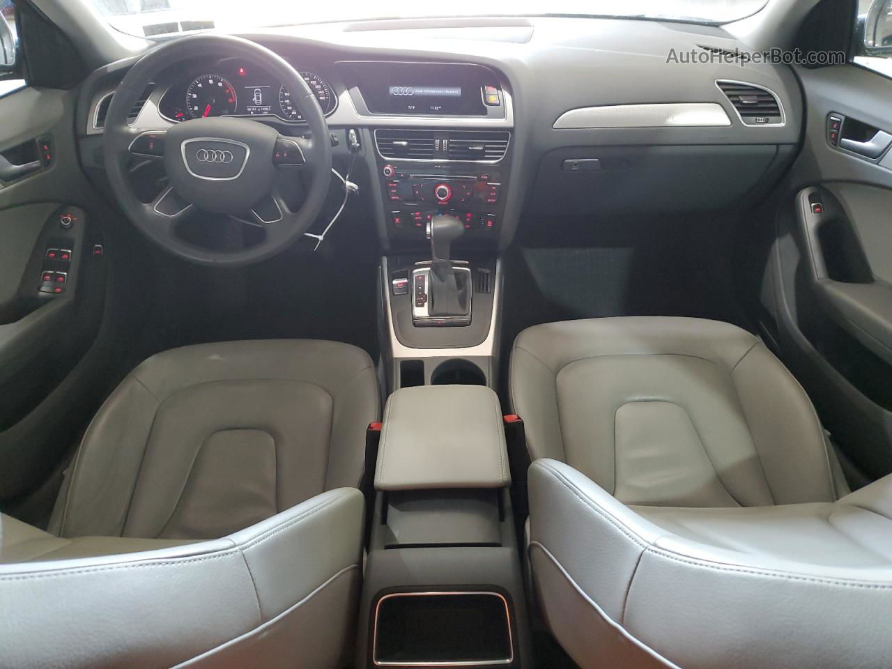 2013 Audi A4 Premium Серый vin: WAUBFAFL1DN048689