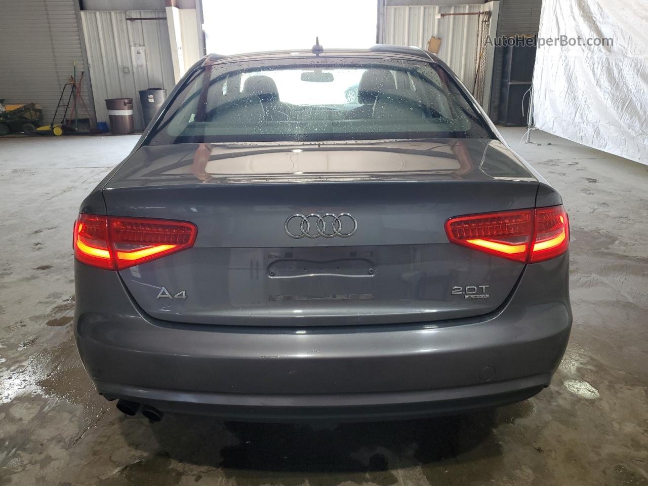 2013 Audi A4 Premium Gray vin: WAUBFAFL1DN048689