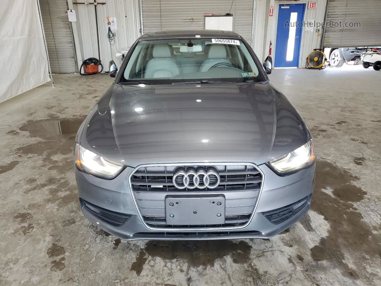 2013 Audi A4 Premium Gray vin: WAUBFAFL1DN048689