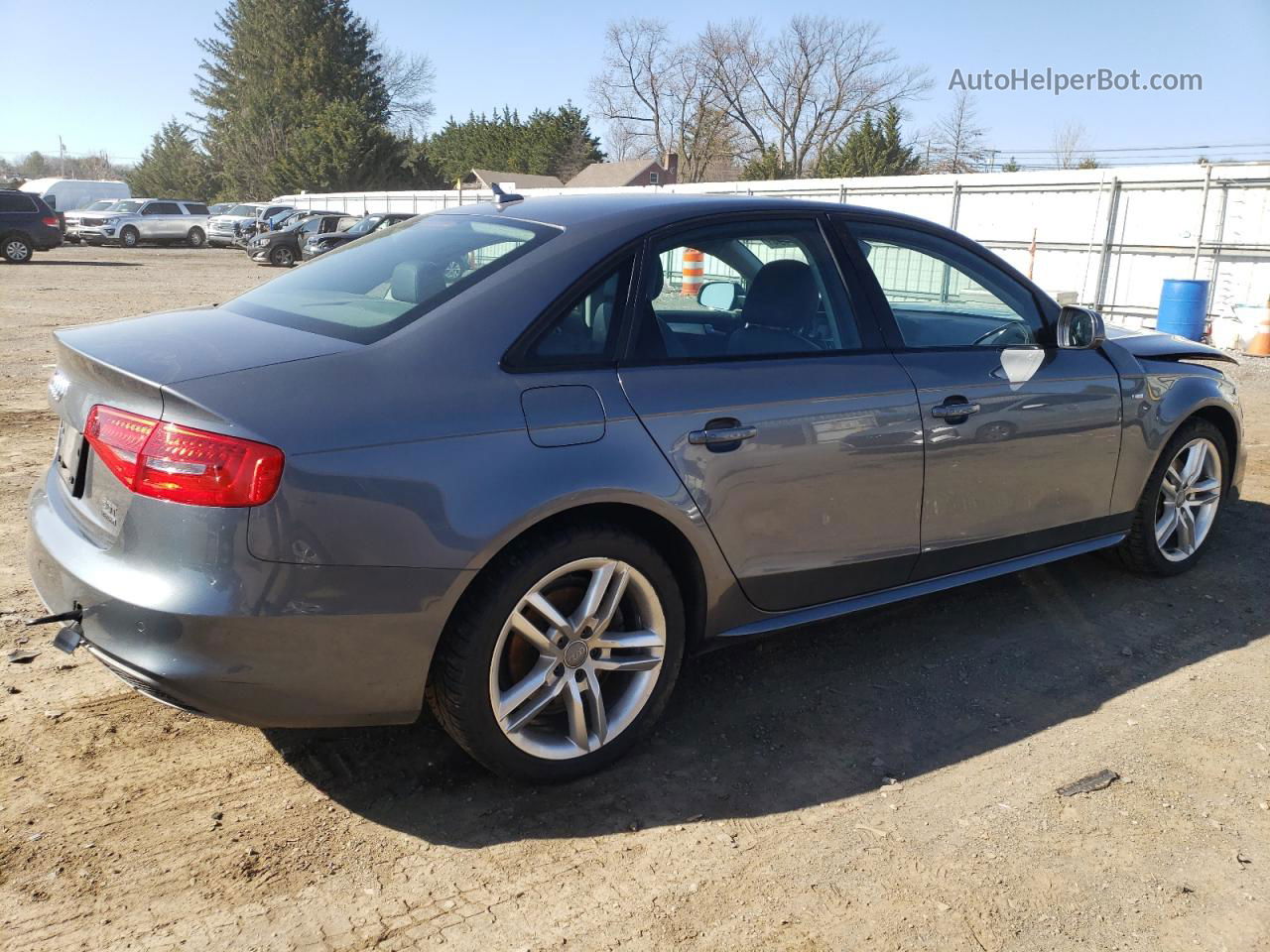 2016 Audi A4 Premium S-line Серый vin: WAUBFAFL1GA013257