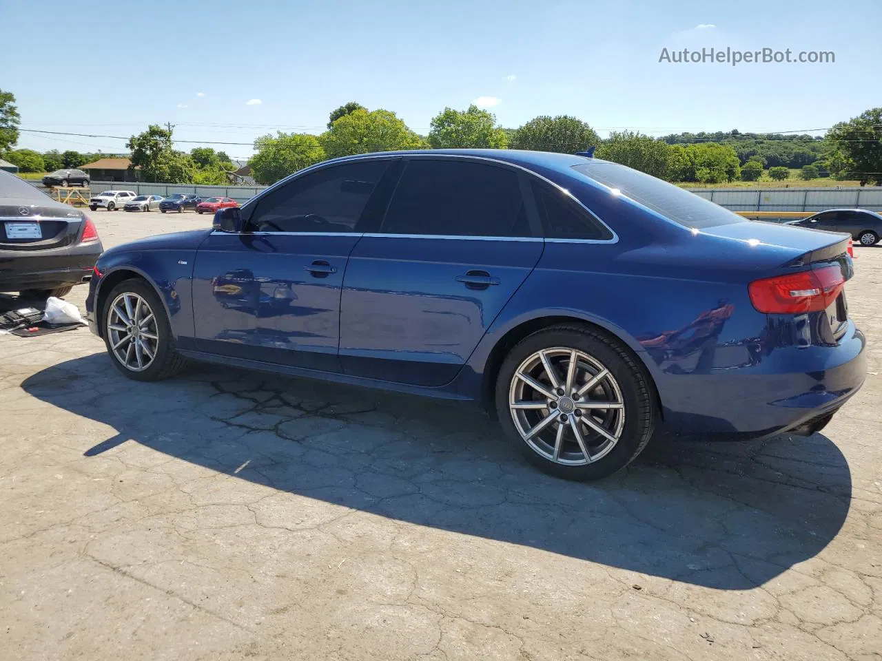 2016 Audi A4 Premium S-line Blue vin: WAUBFAFL1GN003076