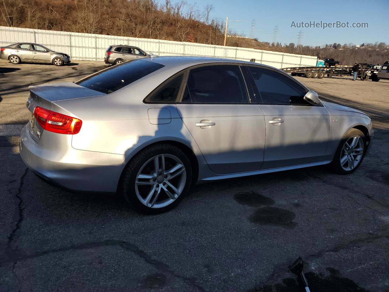 2016 Audi A4 Premium S-line Серебряный vin: WAUBFAFL1GN014787