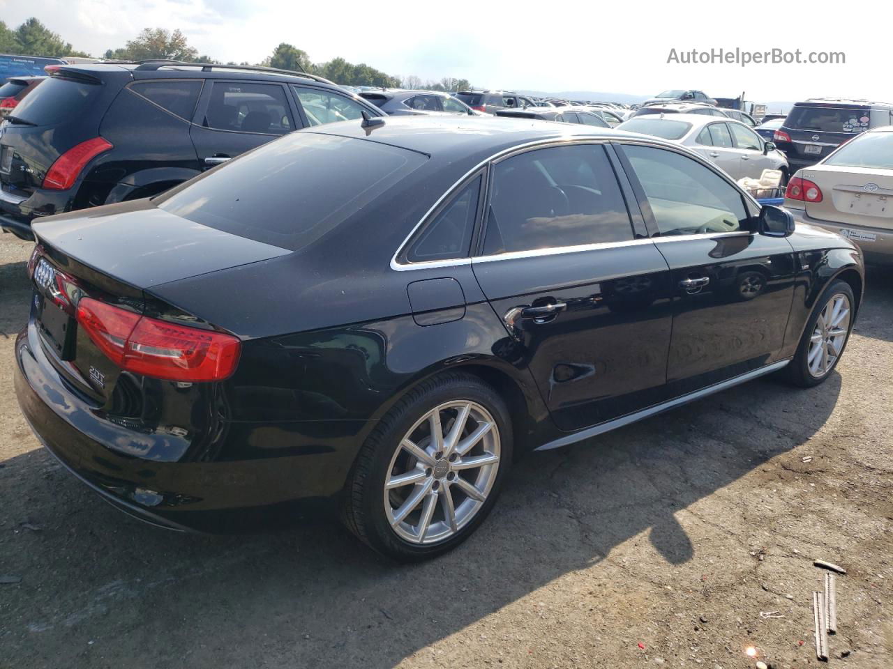 2016 Audi A4 Premium S-line Black vin: WAUBFAFL1GN015678