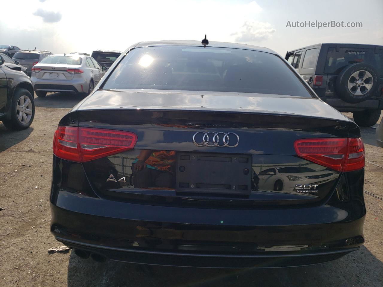 2016 Audi A4 Premium S-line Черный vin: WAUBFAFL1GN015678