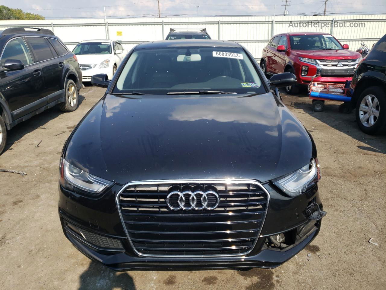 2016 Audi A4 Premium S-line Black vin: WAUBFAFL1GN015678