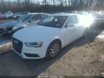 2013 Audi A4 Premium White vin: WAUBFAFL2DN006581