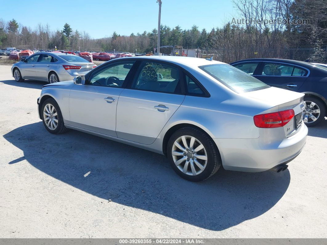 2014 Audi A4 2.0t Premium Silver vin: WAUBFAFL2EN000507