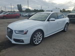 2014 Audi A4 Premium White vin: WAUBFAFL2EN008333