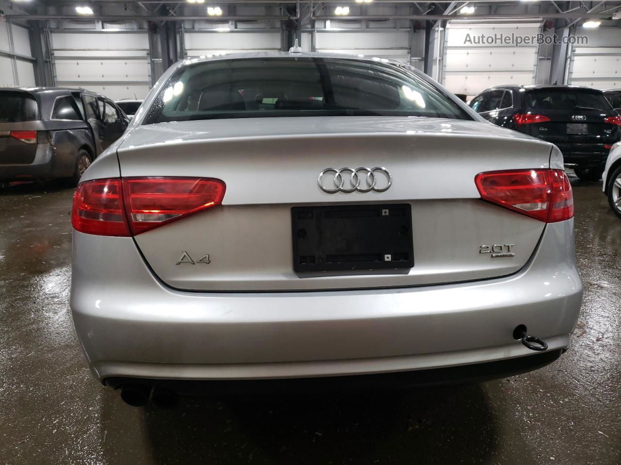 2014 Audi A4 Premium Silver vin: WAUBFAFL2EN017775