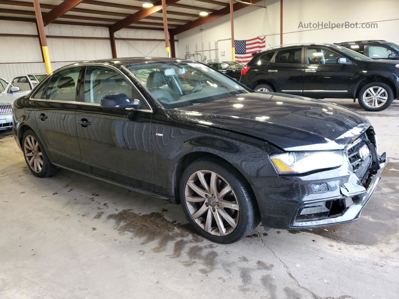 2014 Audi A4 Premium Черный vin: WAUBFAFL2EN018795