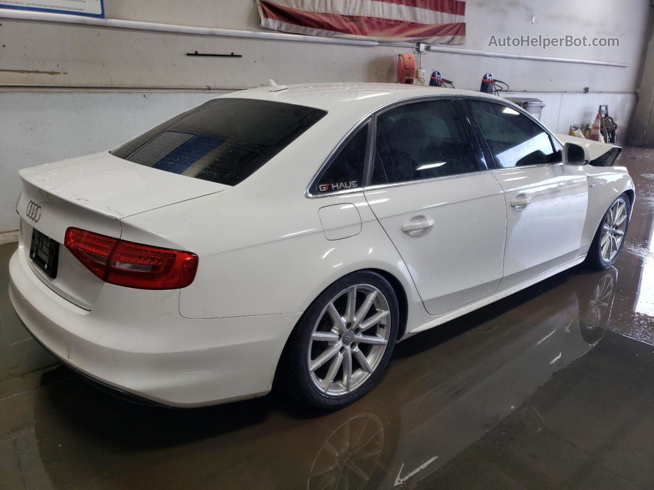 2016 Audi A4 Premium S-line White vin: WAUBFAFL2GN007170