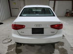 2013 Audi A4 Premium White vin: WAUBFAFL3DN049603