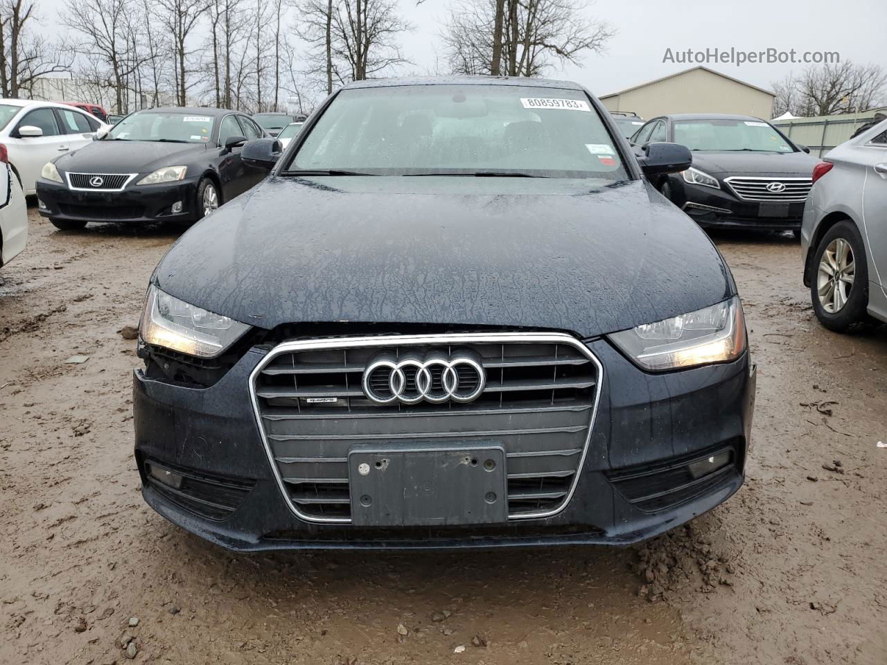 2014 Audi A4 Premium Фиолетовый vin: WAUBFAFL3EA071660