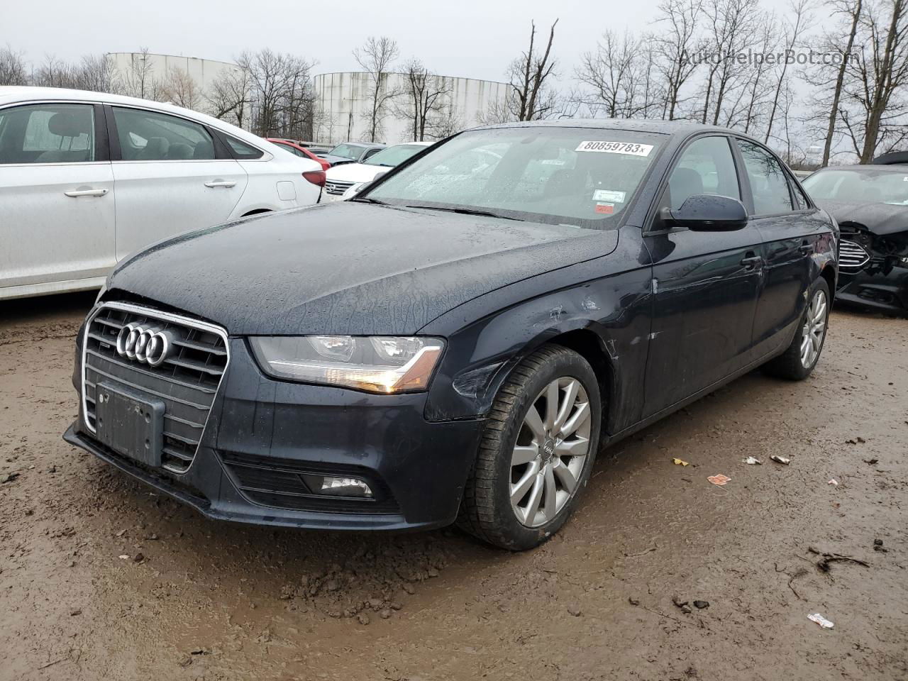 2014 Audi A4 Premium Purple vin: WAUBFAFL3EA071660