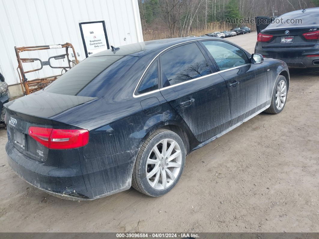 2014 Audi A4 2.0t Premium Black vin: WAUBFAFL3EN027019