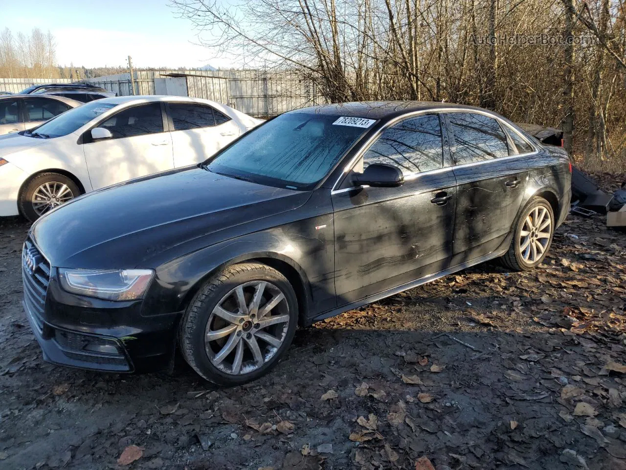 2014 Audi A4 Premium Black vin: WAUBFAFL3EN027828