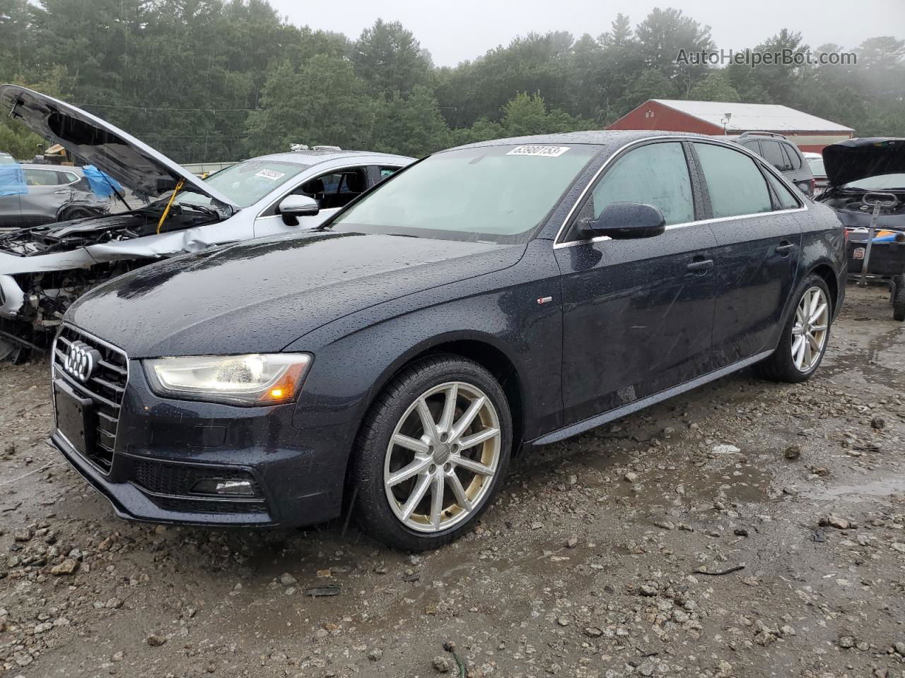 2016 Audi A4 Premium S-line Blue vin: WAUBFAFL3GA006522