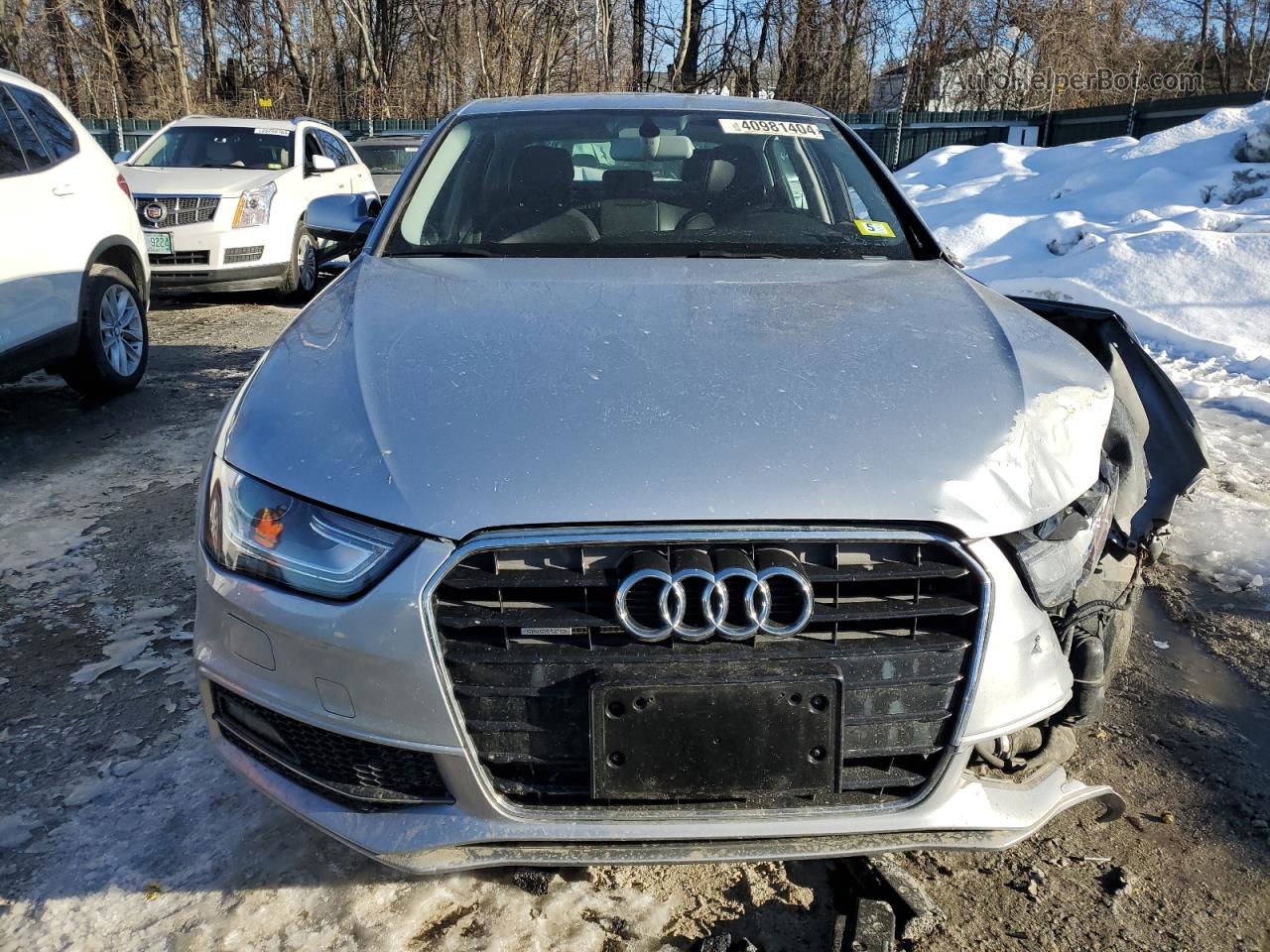 2016 Audi A4 Premium S-line Silver vin: WAUBFAFL3GN006612