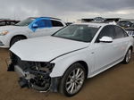 2016 Audi A4 Premium S-line White vin: WAUBFAFL3GN008750