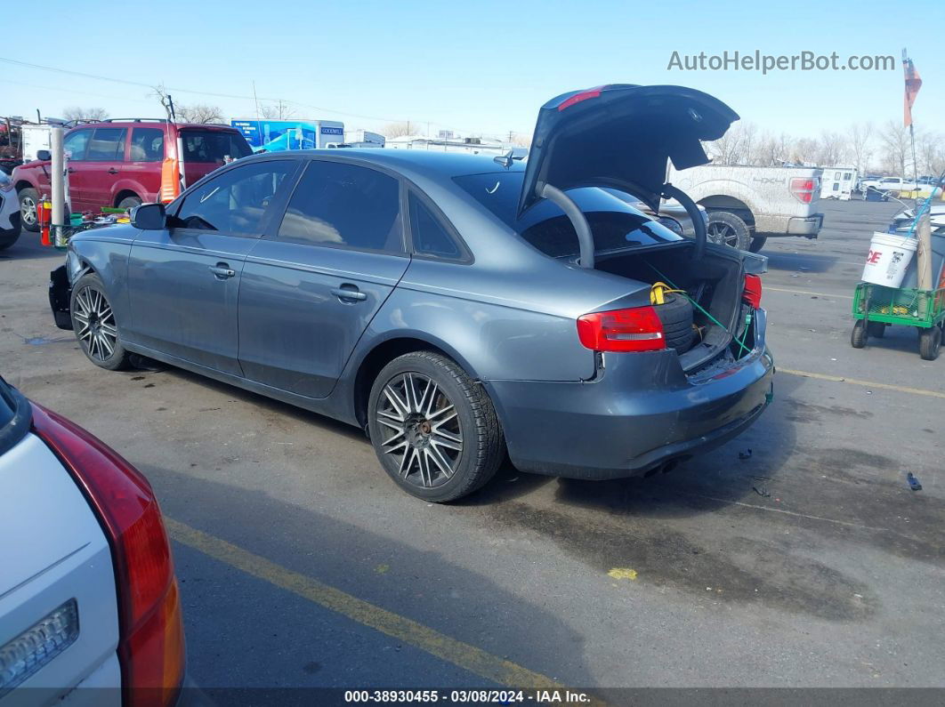 2013 Audi A4 2.0t Premium Серый vin: WAUBFAFL4DN024502