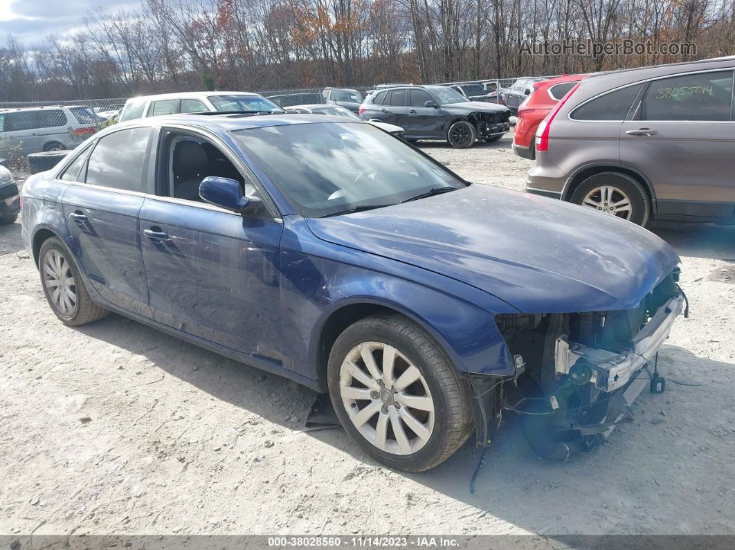 2013 Audi A4 2.0t Premium Синий vin: WAUBFAFL4DN044006