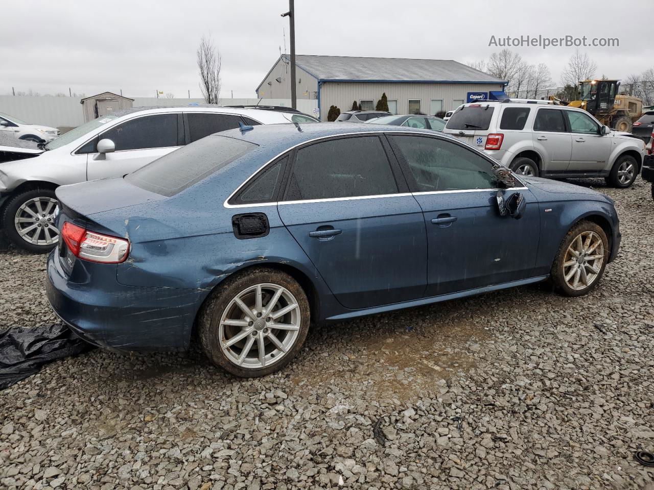 2016 Audi A4 Premium S-line Синий vin: WAUBFAFL4GN002116