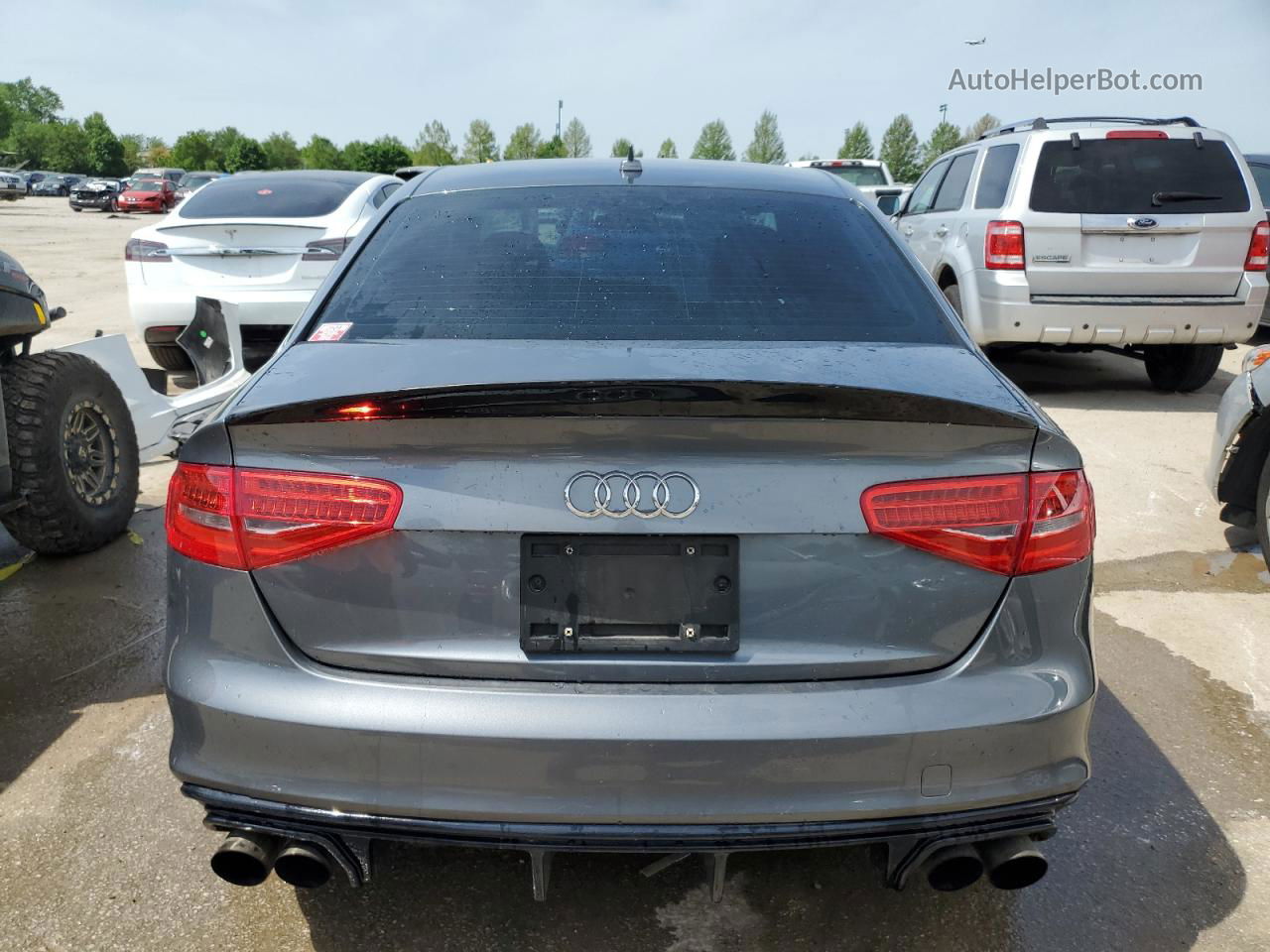 2016 Audi A4 Premium S-line Серый vin: WAUBFAFL4GN004691