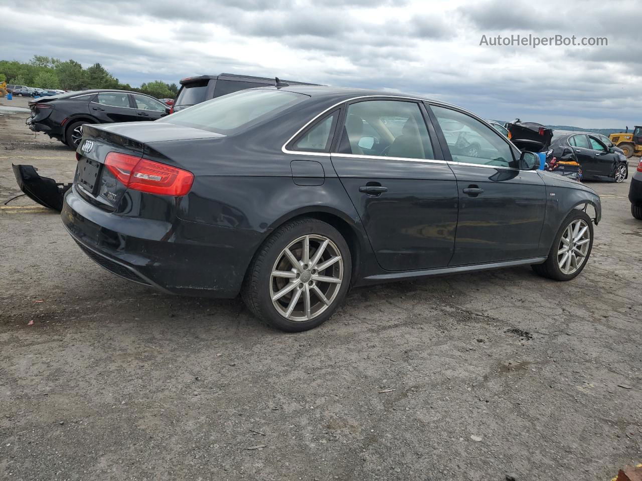 2016 Audi A4 Premium S-line Черный vin: WAUBFAFL4GN005565