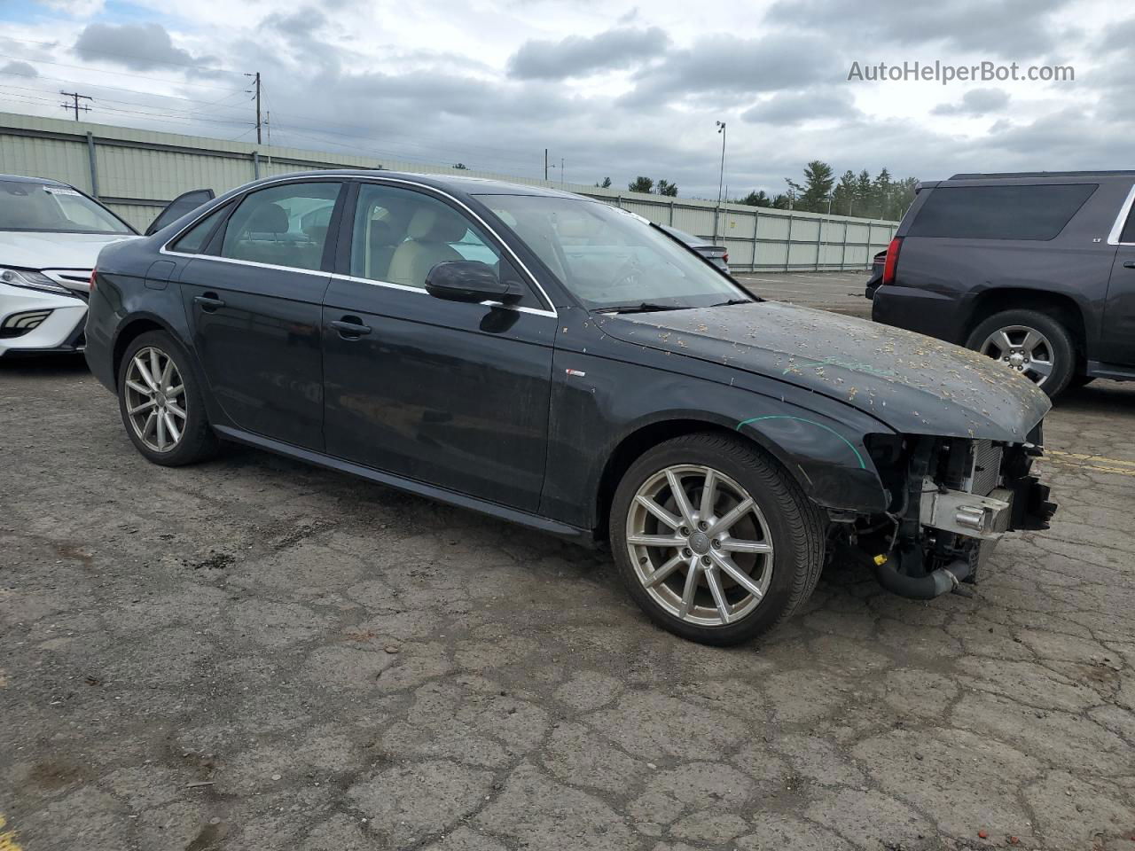 2016 Audi A4 Premium S-line Черный vin: WAUBFAFL4GN005565