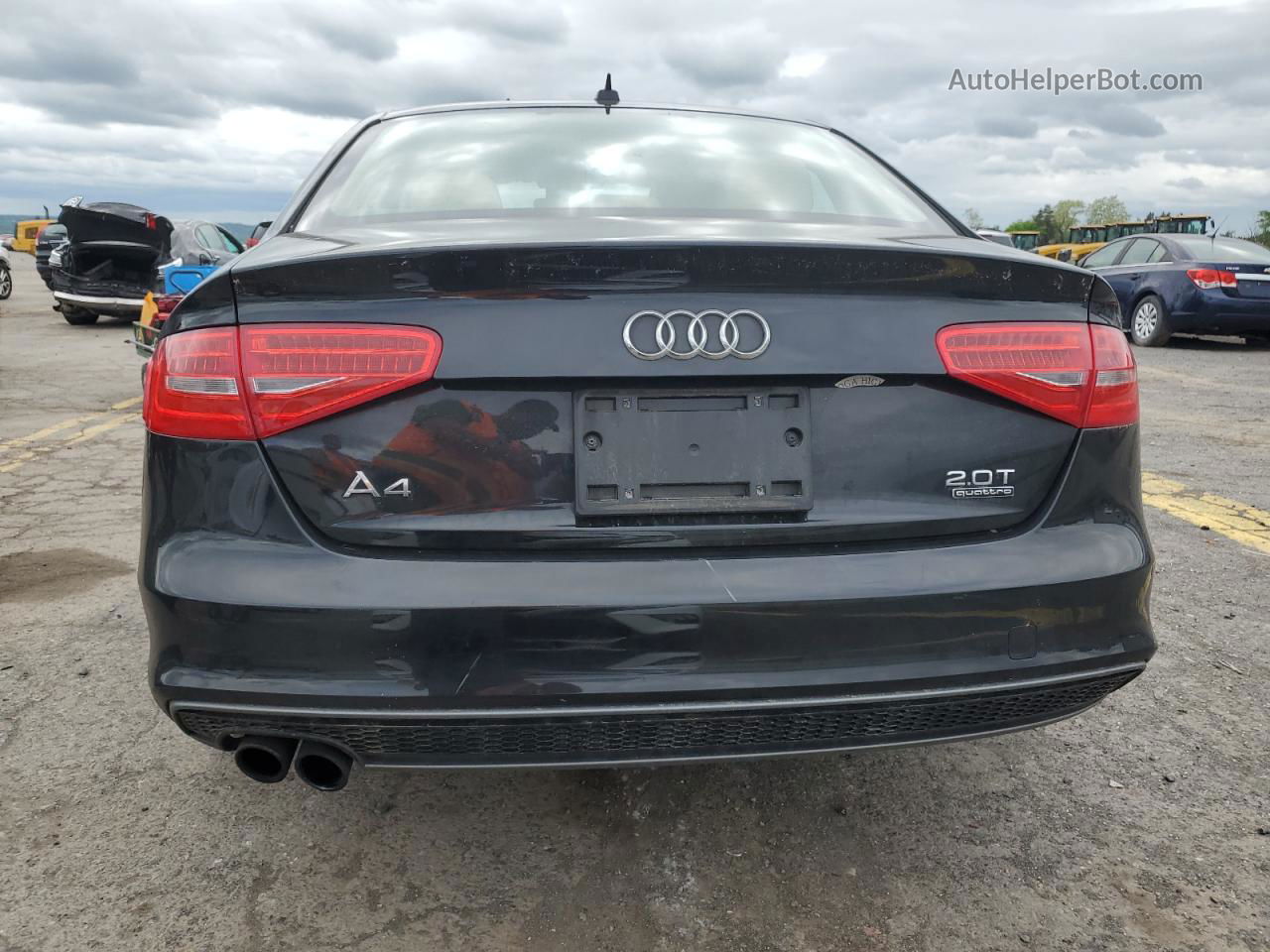 2016 Audi A4 Premium S-line Черный vin: WAUBFAFL4GN005565