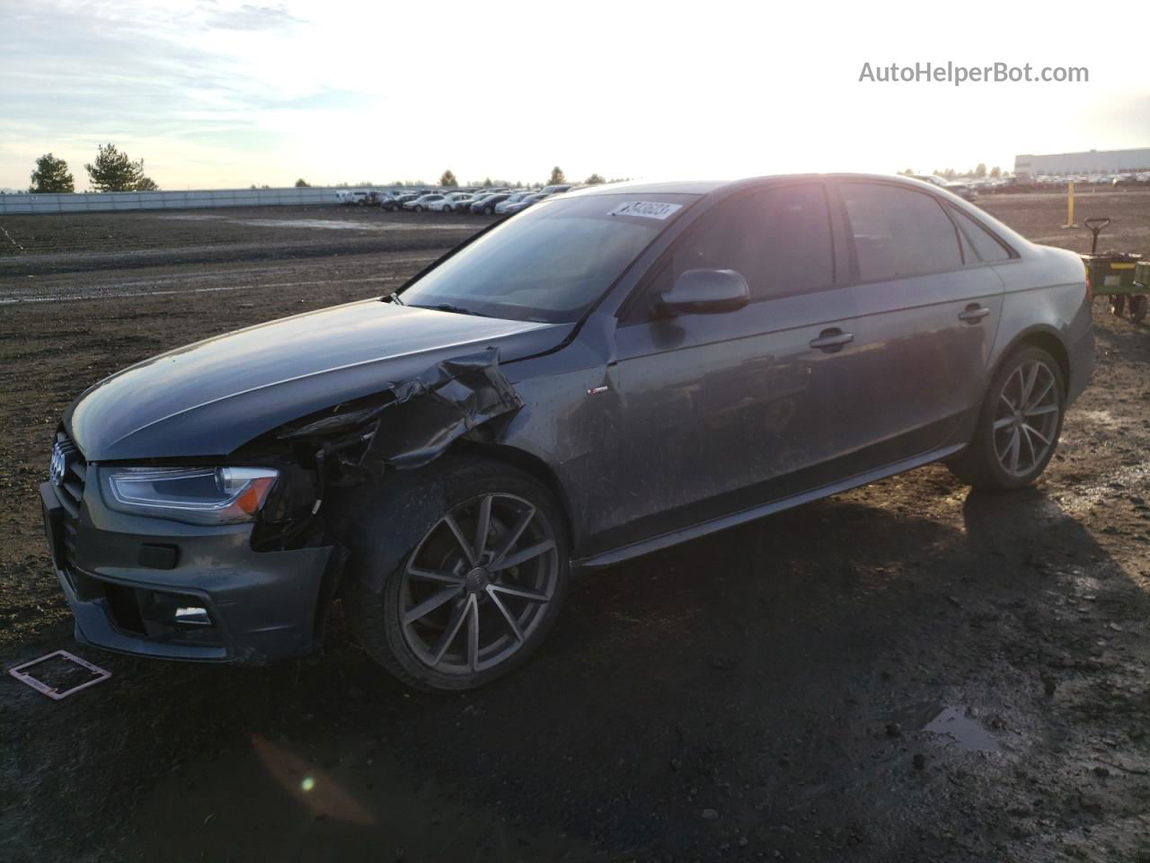 2016 Audi A4 Premium S-line Gray vin: WAUBFAFL4GN012046