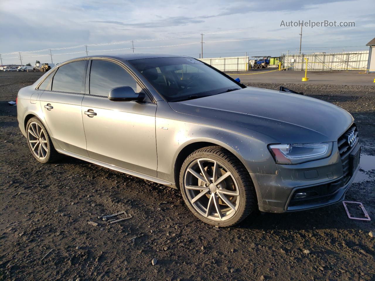 2016 Audi A4 Premium S-line Gray vin: WAUBFAFL4GN012046