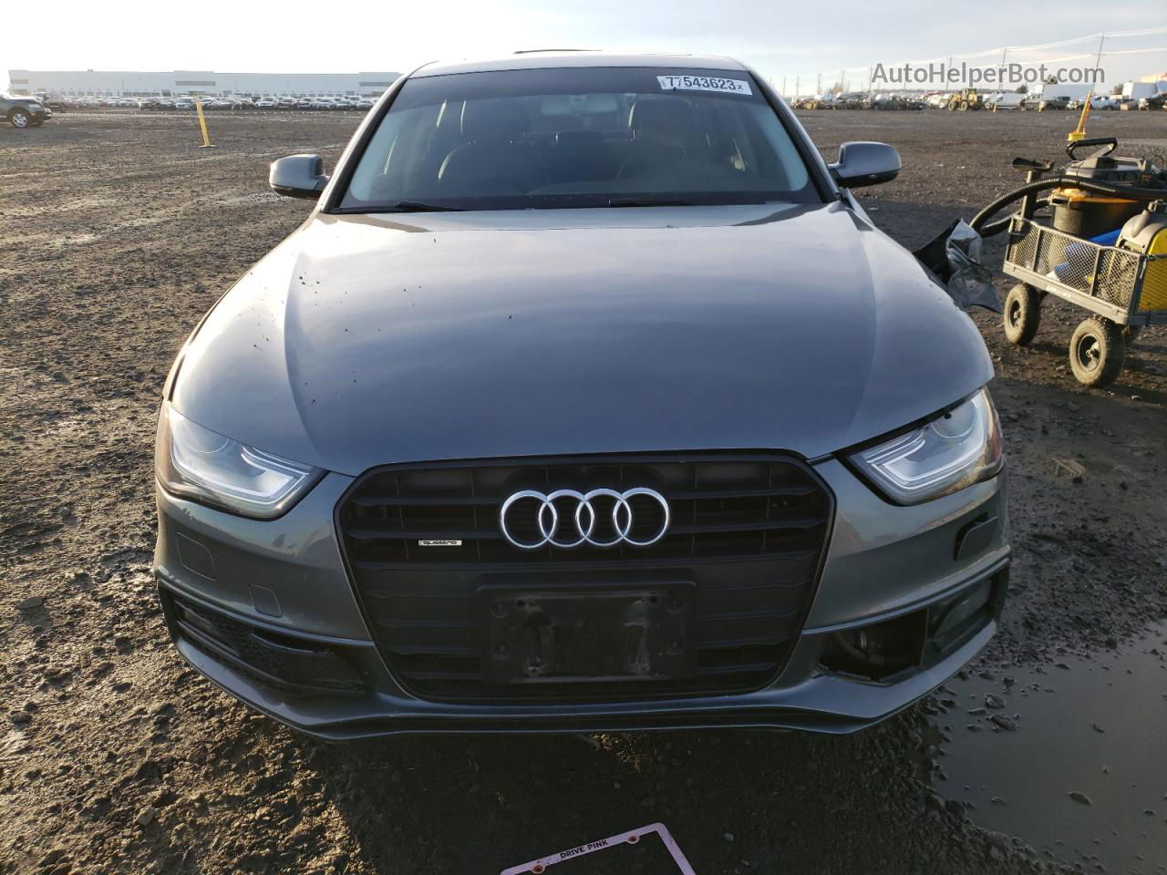 2016 Audi A4 Premium S-line Серый vin: WAUBFAFL4GN012046