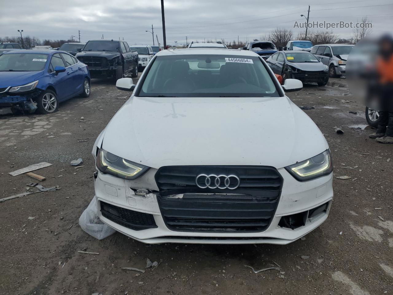 2016 Audi A4 Premium S-line White vin: WAUBFAFL4GN013780