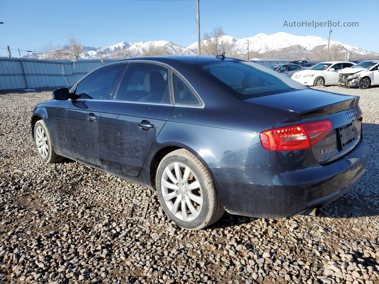 2013 Audi A4 Premium Black vin: WAUBFAFL5DN021236