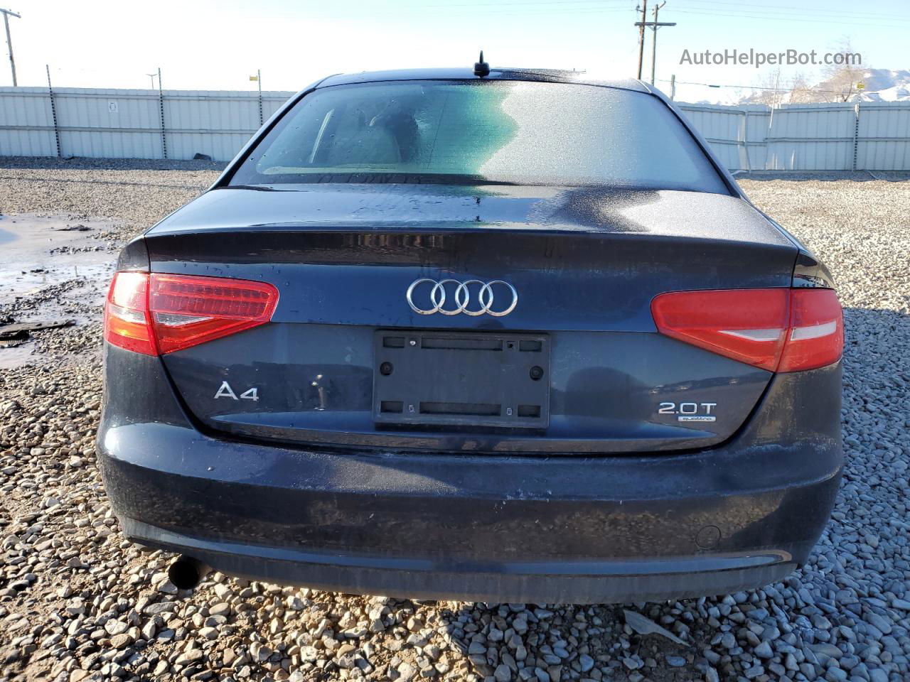 2013 Audi A4 Premium Черный vin: WAUBFAFL5DN021236