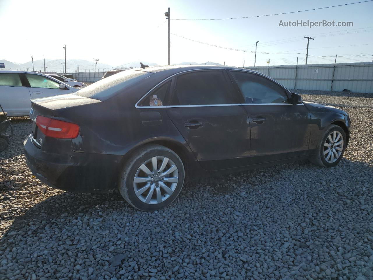 2013 Audi A4 Premium Black vin: WAUBFAFL5DN021236