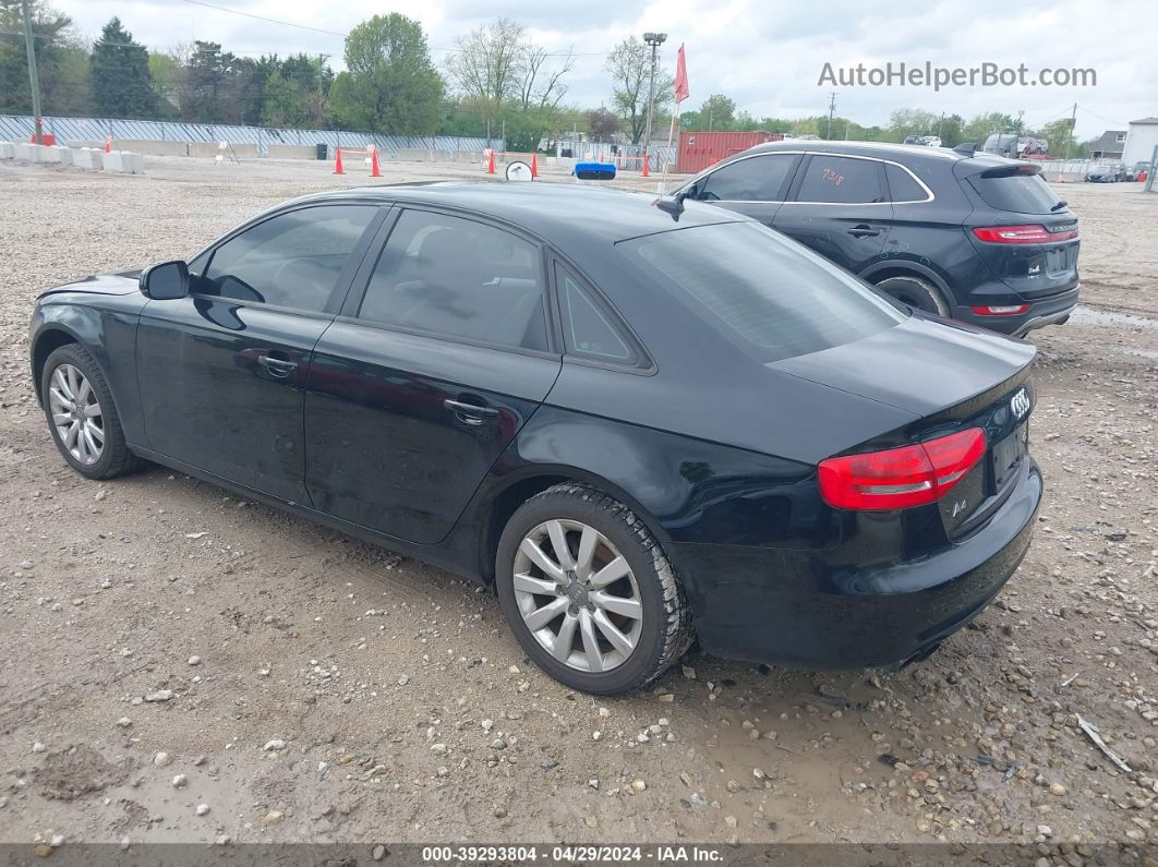 2014 Audi A4 2.0t Premium Black vin: WAUBFAFL5EN004518