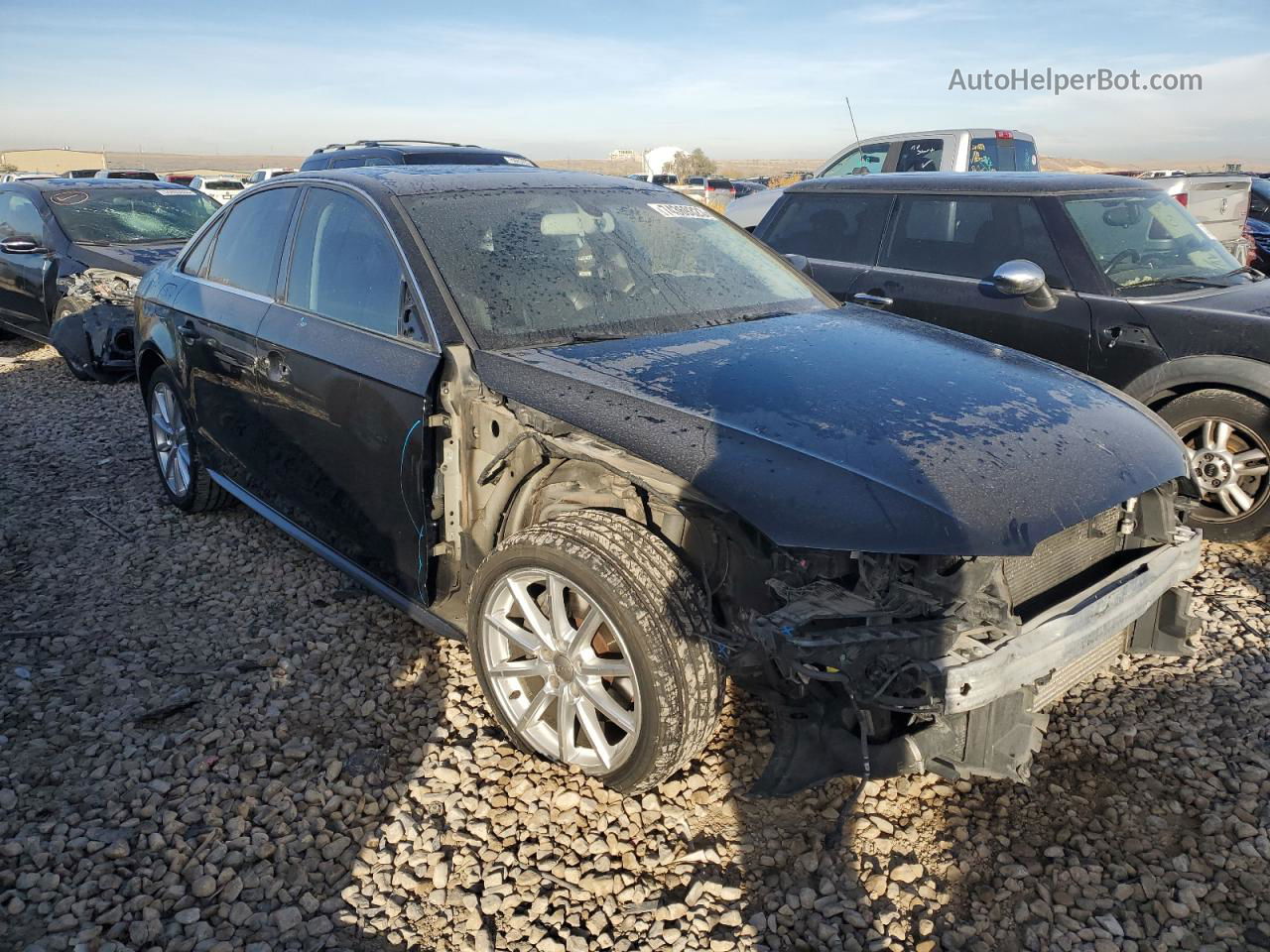 2014 Audi A4 Premium Black vin: WAUBFAFL5EN036708