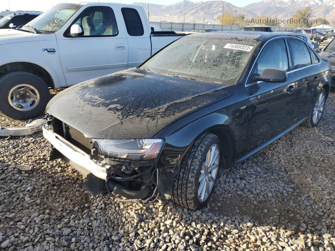 2014 Audi A4 Premium Black vin: WAUBFAFL5EN036708