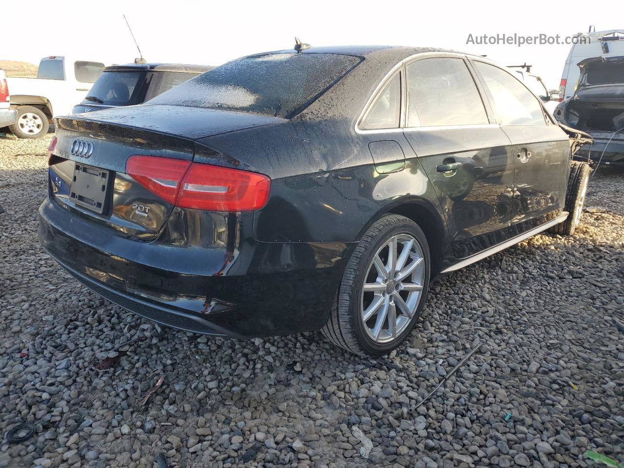 2014 Audi A4 Premium Black vin: WAUBFAFL5EN036708