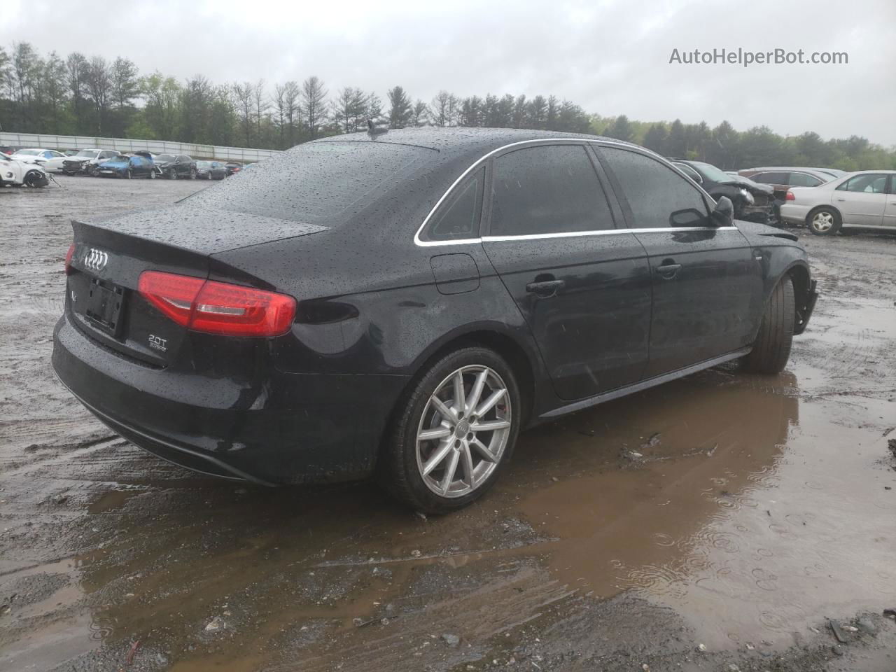 2016 Audi A4 Premium S-line Black vin: WAUBFAFL6GN014512