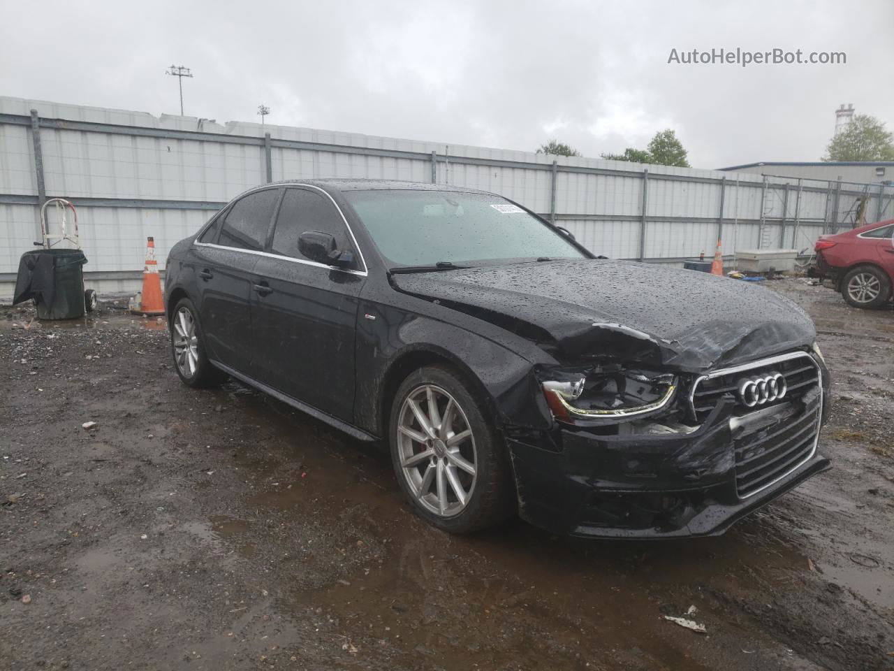 2016 Audi A4 Premium S-line Black vin: WAUBFAFL6GN014512